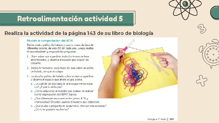 Retroalimentación actividad 5 Realiza la actividad de la página 143 de su libro de