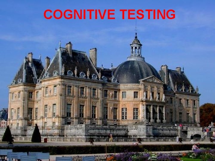COGNITIVE TESTING 34 