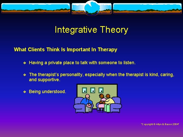 Integrative Theory What Clients Think Is Important In Therapy v Having a private place