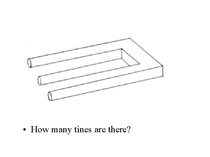  • How many tines are there? 