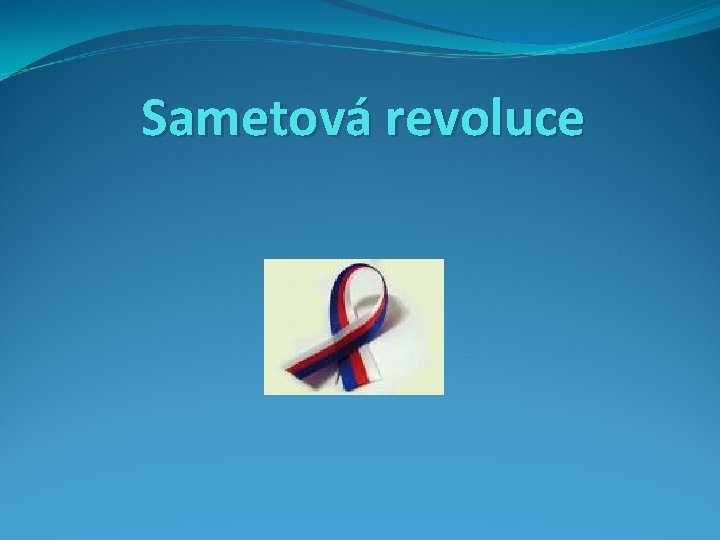 Sametová revoluce 