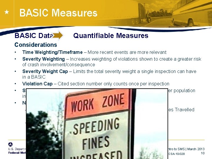 BASIC Measures BASIC Data Quantifiable Measures Considerations • • • Time Weighting/Timeframe – More BASIC Measures BASIC Data Quantifiable Measures Considerations • • • Time Weighting/Timeframe – More