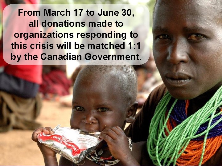 From March 17 to June 30, all donations made to organizations responding to this