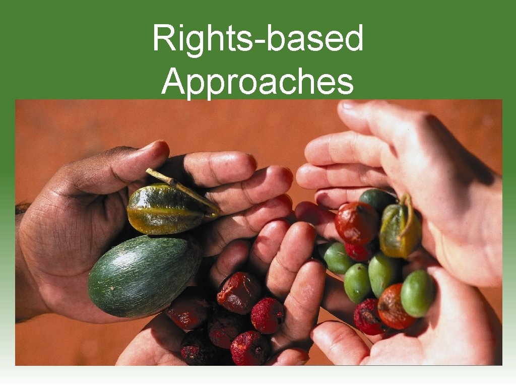 Rights-based Approaches 