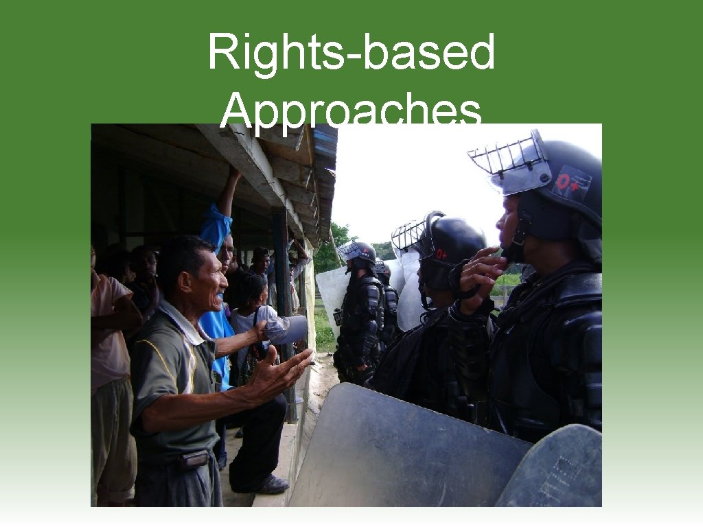 Rights-based Approaches 