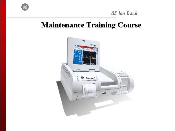 Maintenance Training Course 