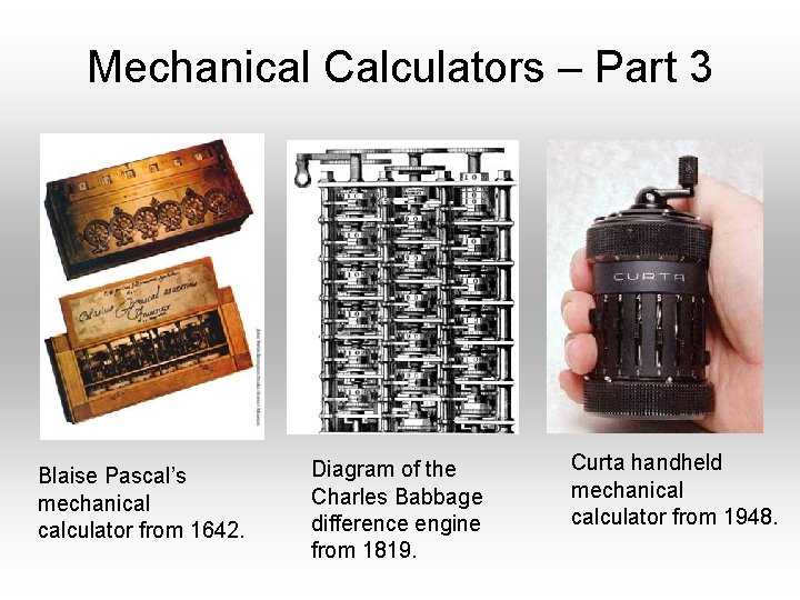 Mechanical Calculators – Part 3 Blaise Pascal’s mechanical calculator from 1642. Diagram of the