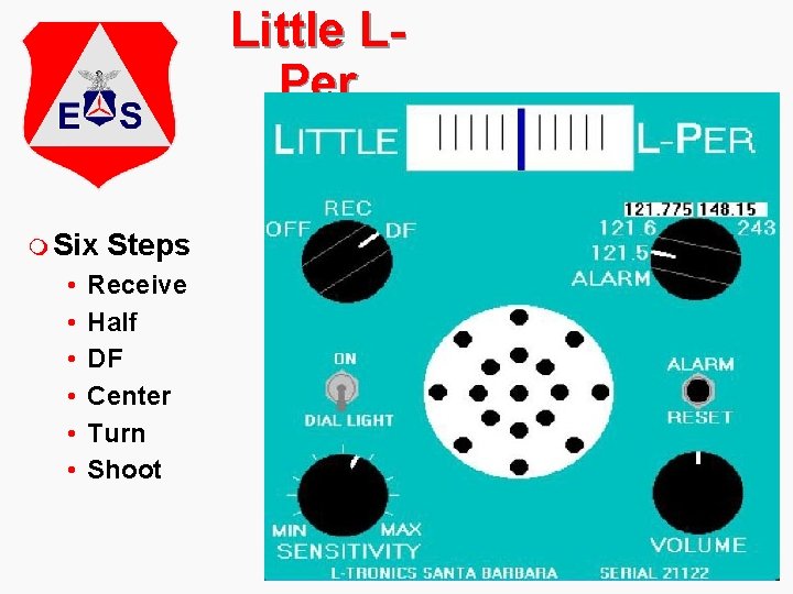 Little LPer m Six • • • Steps Receive Half DF Center Turn Shoot