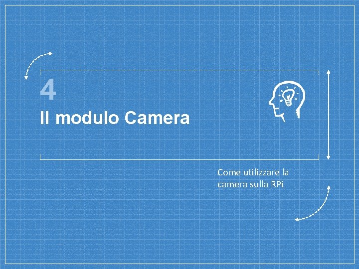 4 Il modulo Camera Come utilizzare la camera sulla RPi 4 Il modulo Camera Come utilizzare la camera sulla RPi