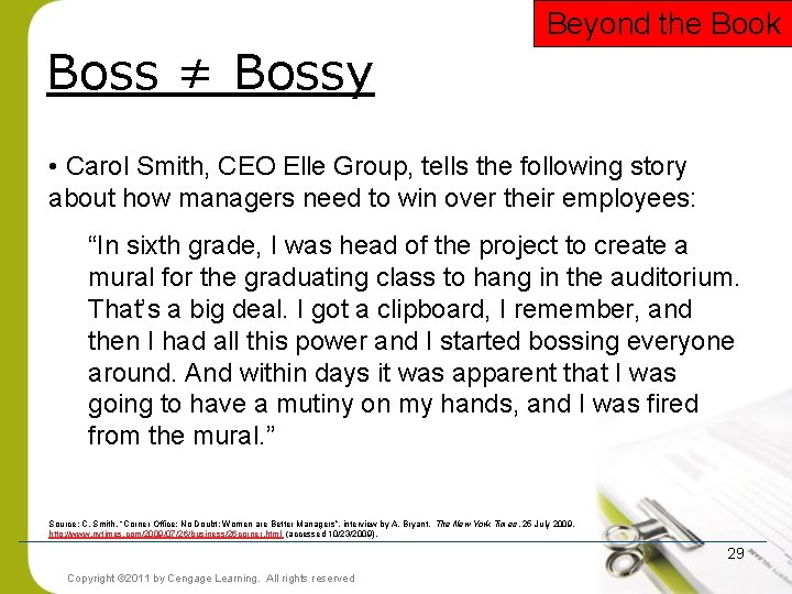Beyond the Book Boss ≠ Bossy • Carol Smith, CEO Elle Group, tells the