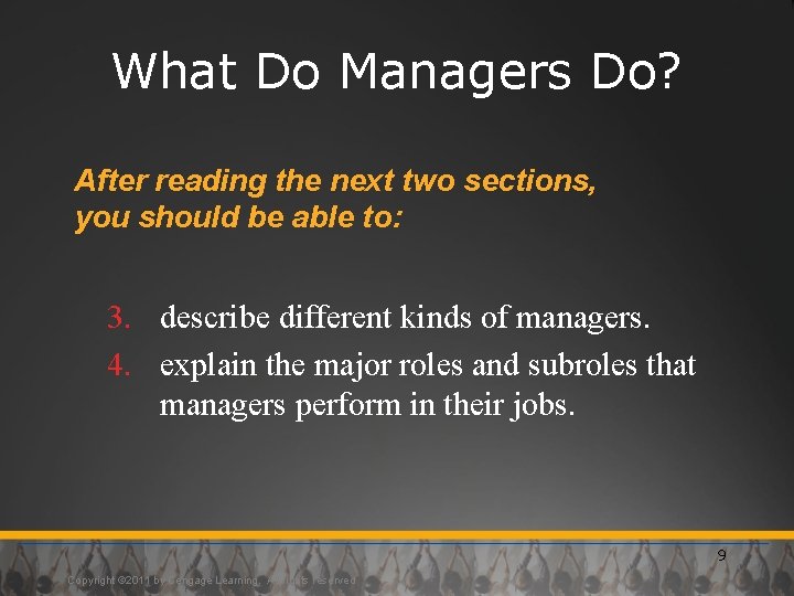 What Do Managers Do? After reading the next two sections, you should be able