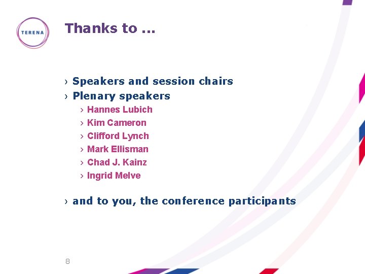 Thanks to. . . › Speakers and session chairs › Plenary speakers › ›