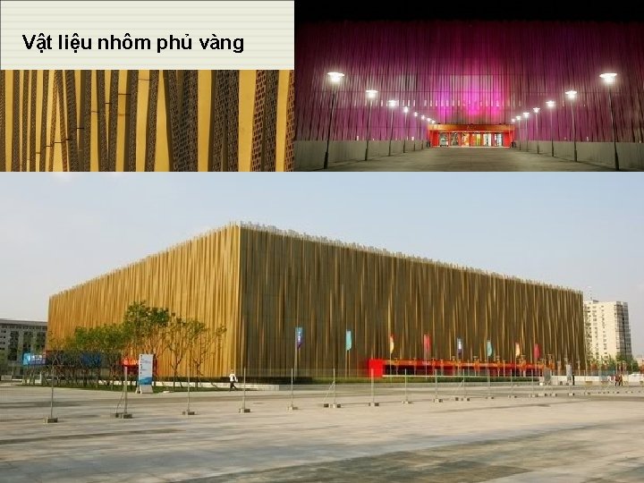 Vật liệu nhôm phủ vàng 