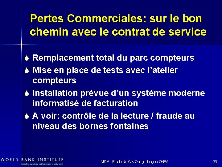 Pertes Commerciales: sur le bon chemin avec le contrat de service S Remplacement total