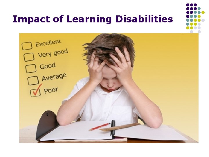 Impact of Learning Disabilities 