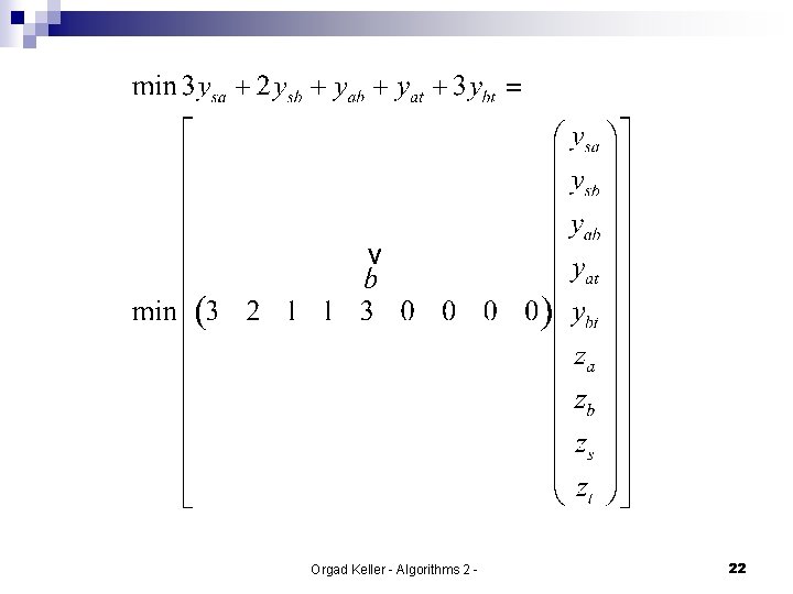 Orgad Keller - Algorithms 2 - 22 