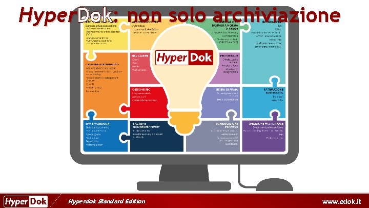 Hyper. Dok: non solo archiviazione Hyperdok Standard Edition www. edok. it 