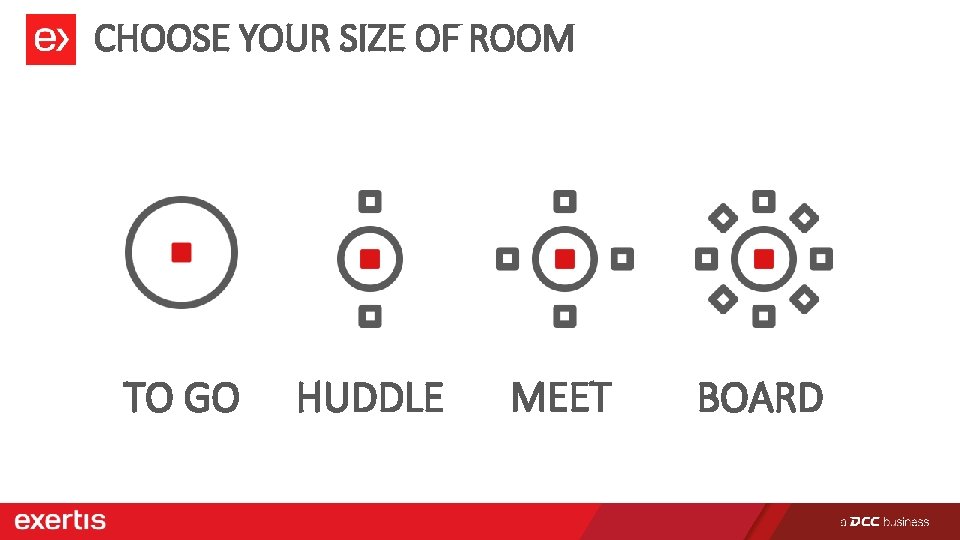 CHOOSE YOUR SIZE OF ROOM TO GO HUDDLE MEET BOARD 