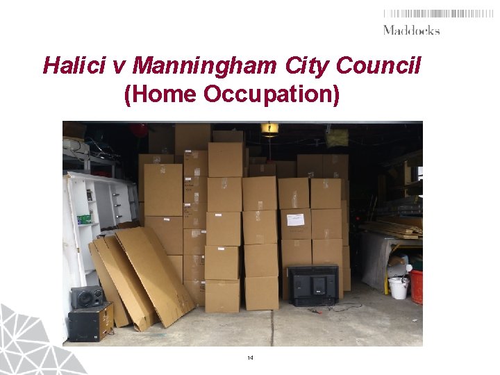 Halici v Manningham City Council (Home Occupation) 14 
