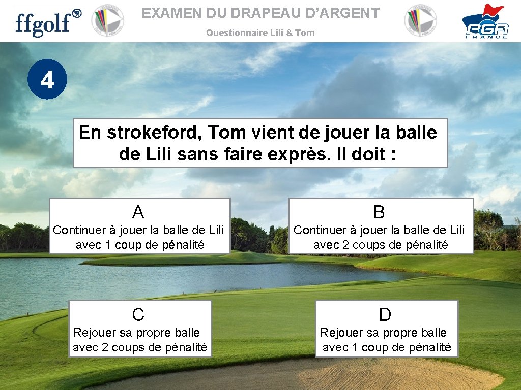 EXAMEN DU DRAPEAU D’ARGENT Questionnaire Lili & Tom 4 En strokeford, Tom vient de