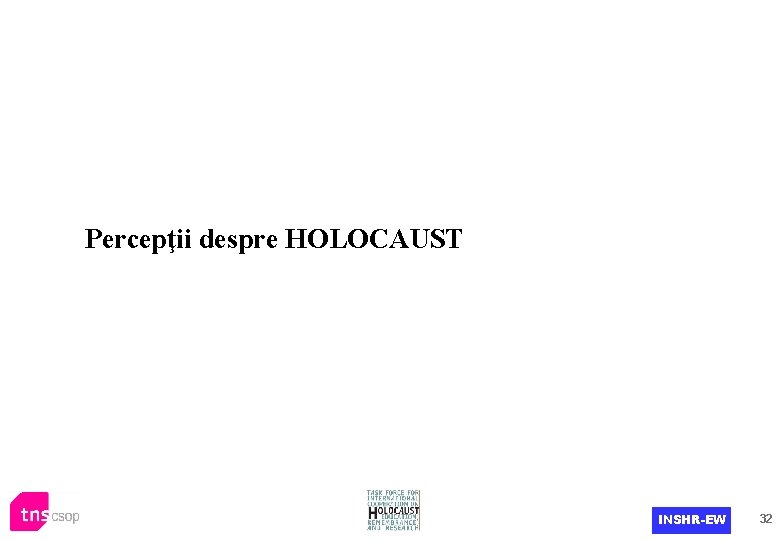 Percepţii despre HOLOCAUST INSHR-EW 32 