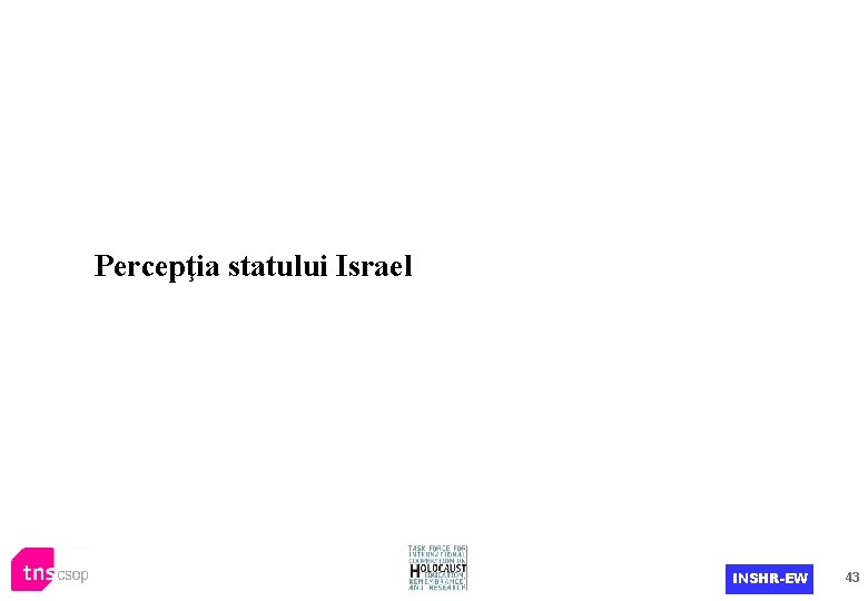 Percepţia statului Israel INSHR-EW 43 