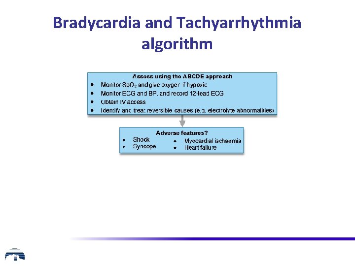 Bradycardia and Tachyarrhythmia algorithm 