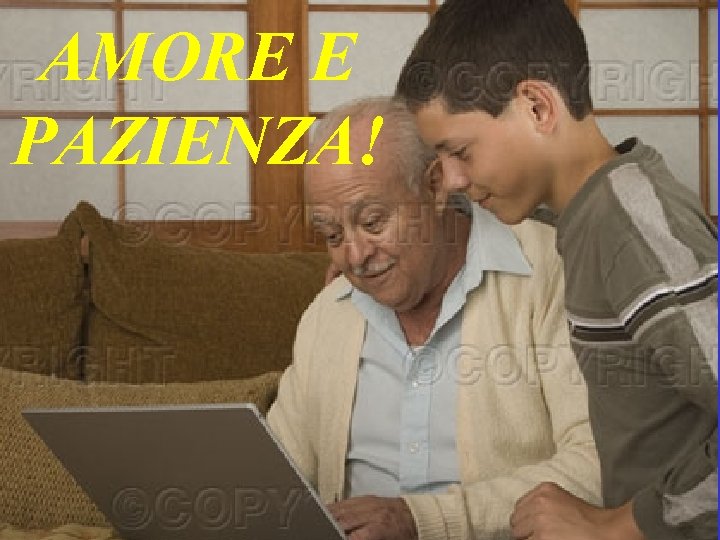 AMORE E PAZIENZA! PRECISAZIONE Queste NON sono le letture “originali” della Messa : si