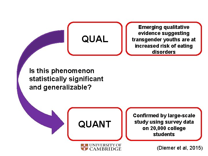QUAL Emerging qualitative evidence suggesting transgender youths are at increased risk of eating disorders
