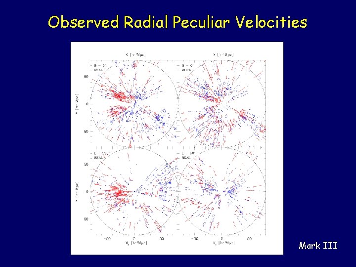 Observed Radial Peculiar Velocities Mark III 