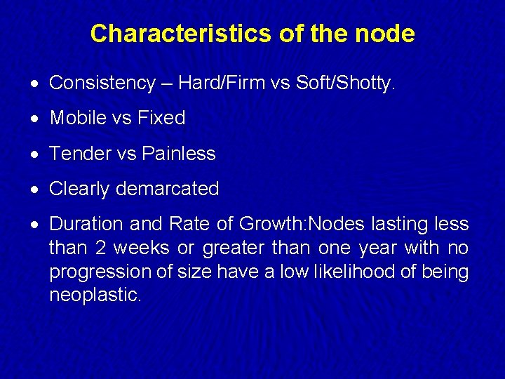 Characteristics of the node · Consistency – Hard/Firm vs Soft/Shotty. · Mobile vs Fixed