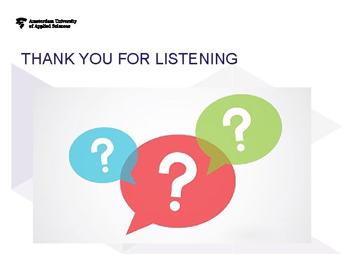 THANK YOU FOR LISTENING THANK YOU FOR LISTENING