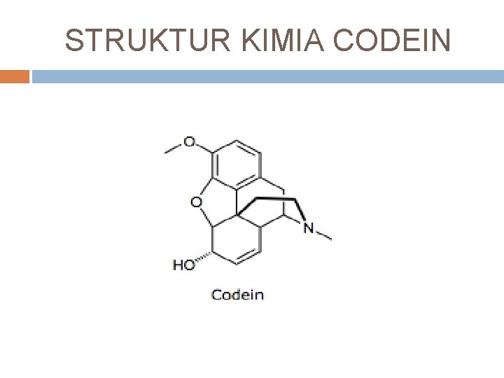 STRUKTUR KIMIA CODEIN 
