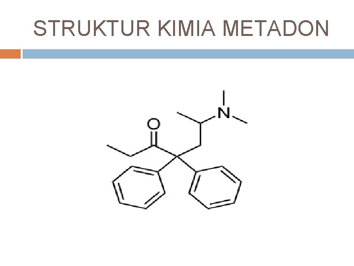 STRUKTUR KIMIA METADON 