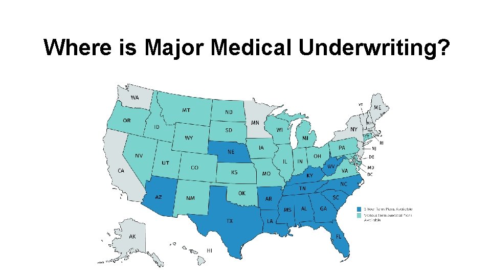 Where is Major Medical Underwriting? 