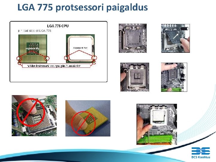 LGA 775 protsessori paigaldus 