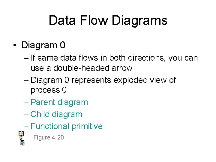 Data Flow Diagrams • Diagram 0 – If same data flows in both directions,