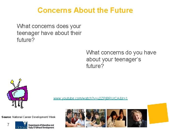 Concerns About the Future What concerns does your teenager have about their future? What