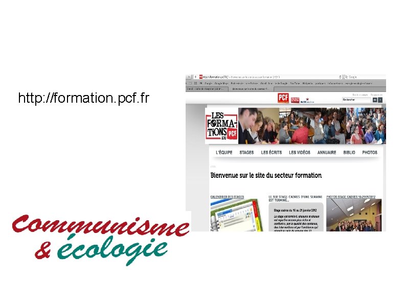 http: //formation. pcf. fr 