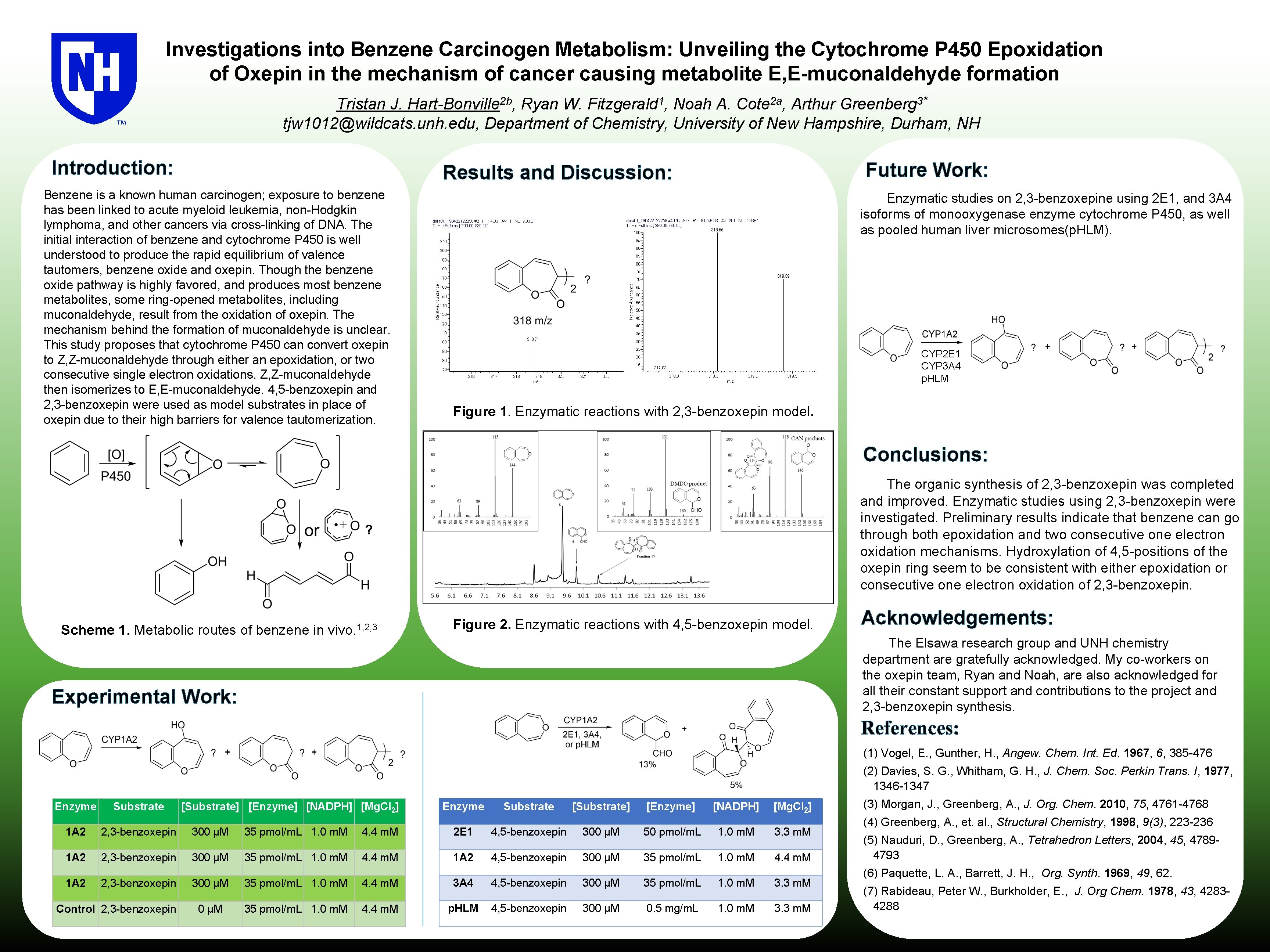 Investigations into Benzene Carcinogen Metabolism: Unveiling the Cytochrome P 450 Epoxidation of Oxepin in