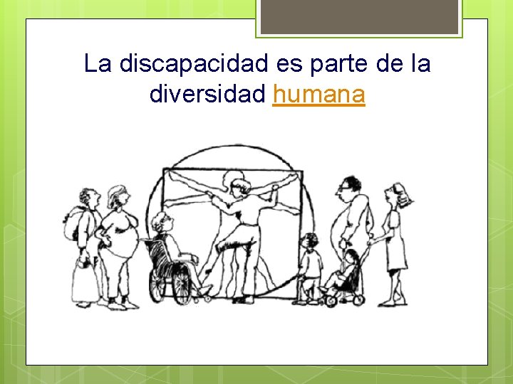 La discapacidad es parte de la diversidad humana 