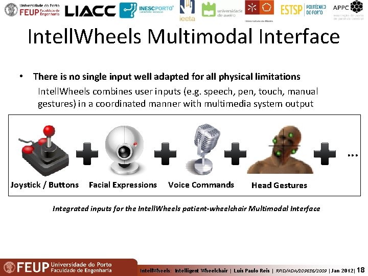Intell Wheels Intelligent Wheelchair with Flexible Multimodal Interface