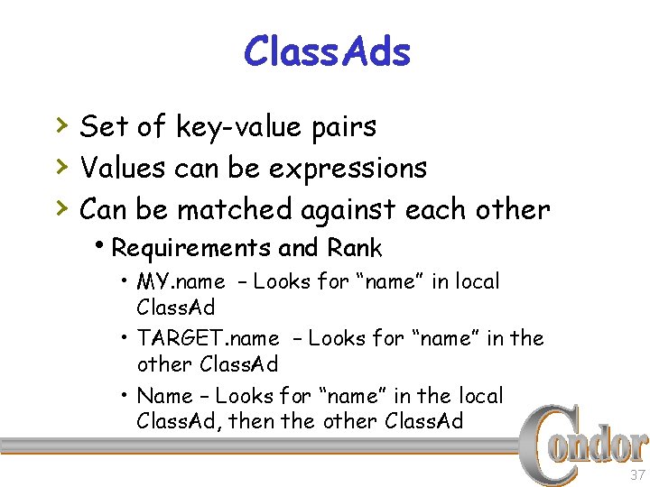 Class. Ads › Set of key-value pairs › Values can be expressions › Can
