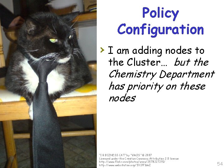Policy Configuration › I am adding nodes to the Cluster… but the Chemistry Department