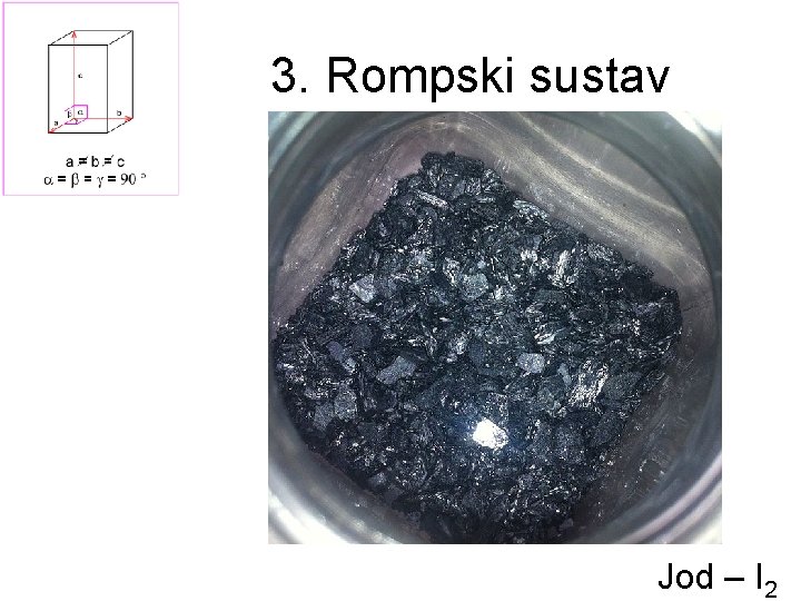 3. Rompski sustav Jod – I 2 