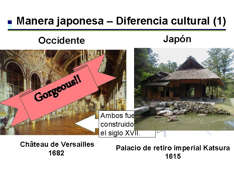 Manera japonesa – Diferencia cultural (1) Japón Occidente ! ! s u o e Manera japonesa – Diferencia cultural (1) Japón Occidente ! ! s u o e
