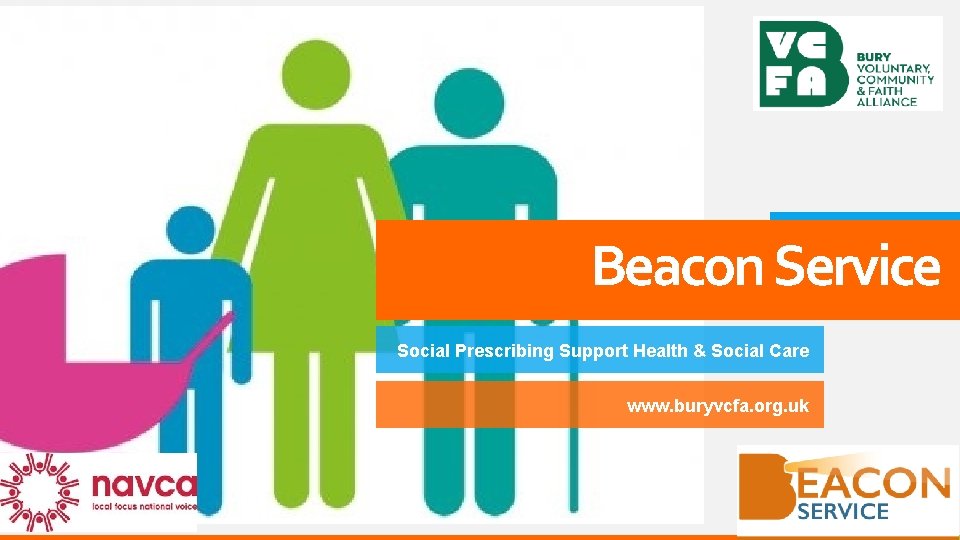 Beacon Service Social Prescribing Support Health & Social Care www. buryvcfa. org. uk 