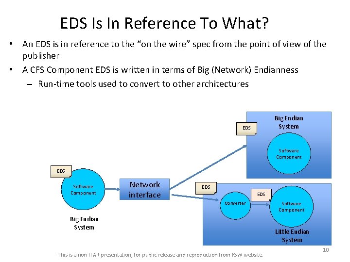 EDS Is In Reference To What? • An EDS is in reference to the