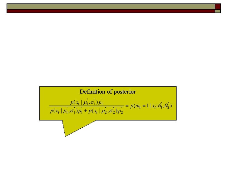 Definition of posterior 