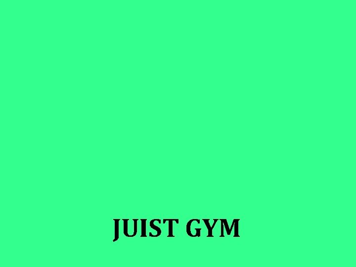 JUIST GYM 